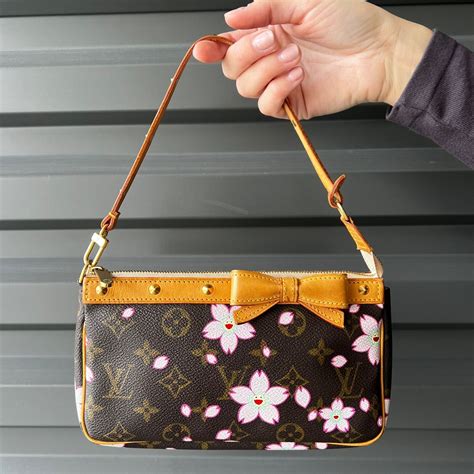 louis vuitton cherry blossom murakami pochette|louis vuitton cherry blossom wallet.